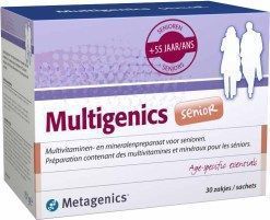 Foto van Metagenics multigenics senior 30sach via drogist