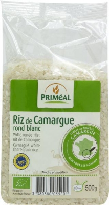 Primeal witte ronde rijst camargue 500g  drogist