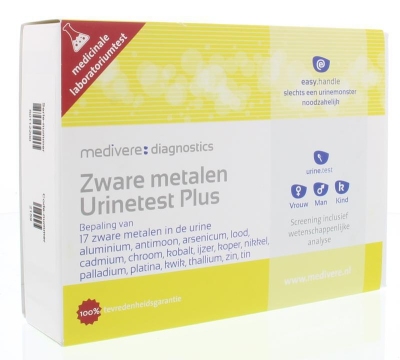 Medivere zware metalen urinetest plus 1st  drogist