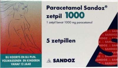 Sandoz paracetamol 1000 mg 5zp  drogist