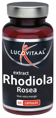 Foto van Lucovitaal rhodiola rosea extract 60cap via drogist
