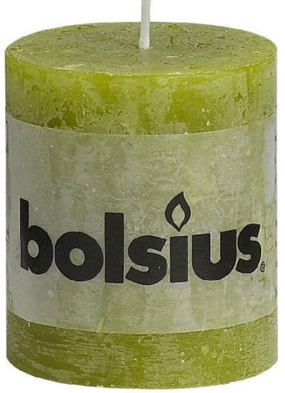 Foto van Bolsius stompkaars groen 1 stuk via drogist