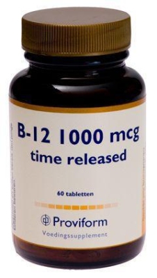 Foto van Proviform vitamine b12 1000 mcg 60tab via drogist