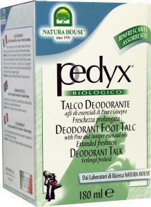 Foto van Pedyx talkpoeder deodorant 180ml via drogist