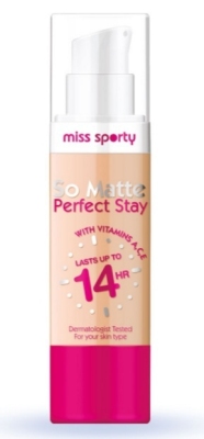 Foto van Miss sporty so matte perfect stay foundation 001 ivory 0 via drogist