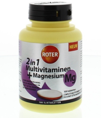 Foto van Roter multivitamines 188 mg magnesium 100tb via drogist