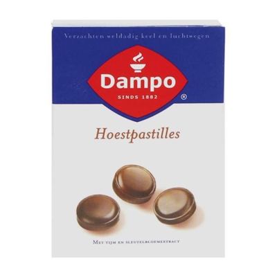 Foto van Dampo hoestpastilles thijm/sleutelbloem 24past via drogist