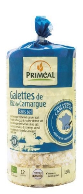 Primeal rice cakes camargue zonder zout 130g  drogist