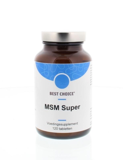 Foto van Best choice msm super 1000 mg 120tab via drogist