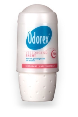Foto van Odorex deoroller verzorgend zacht 50ml via drogist