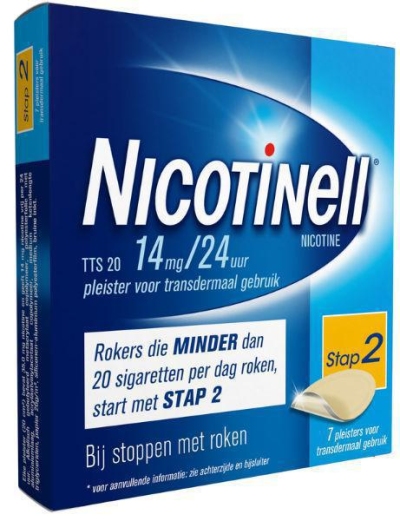 Nicotinell nicotinepleister tts20 14mg 7st  drogist