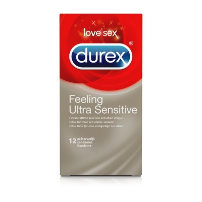 Foto van Durex feeling ultra sensitive 12st via drogist