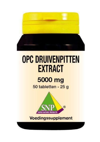 Foto van Snp druivenpitten extract 5000 mg 50tb via drogist