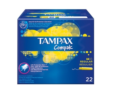 Tampax compak regular tampons 22st  drogist