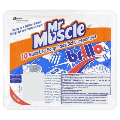 Foto van Mr muscle soap pads 10st via drogist