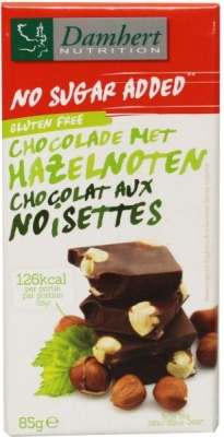 Foto van Damhert chocoladetablet noten 85g via drogist