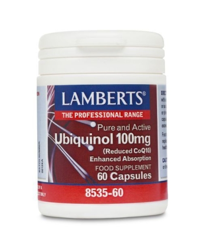 Foto van Lamberts ubiquinol (q10) 100 mg 60cap via drogist