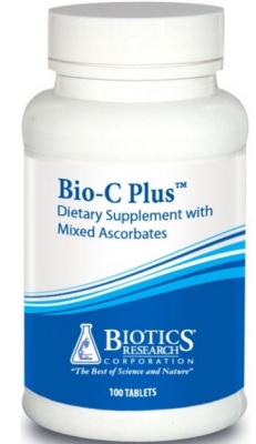 Foto van Biotics bio c plus 500 ascorbaten 100tab via drogist
