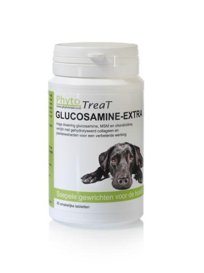Foto van Phytotreat glucosamine-extra hond 60tab via drogist
