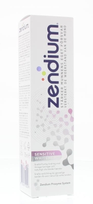 Zendium tandpasta sensitive whitener 75ml  drogist