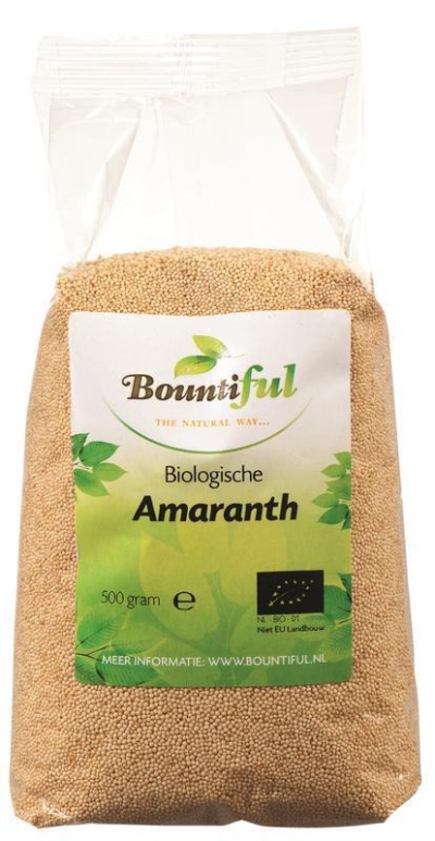 Foto van Bountiful amaranth bio 500g via drogist