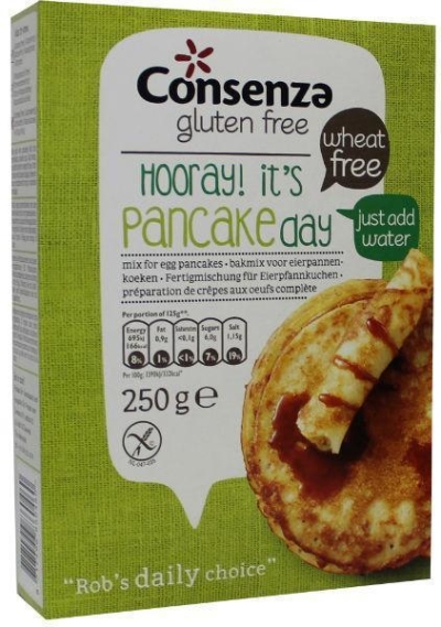 Foto van Consenza rob's essentials pannekoekenmeel 250 gram 2x250g via drogist