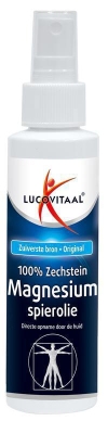 Foto van Lucovitaal 100% pure zechstein magnesium spierolie 200ml via drogist