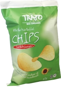 Foto van Trafo chips salt & vinegar 40g via drogist