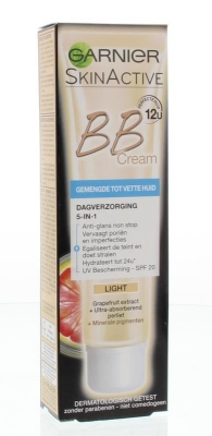 Garnier dagcreme natural skin miracle bb oilfree light 40ml  drogist