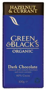 Foto van Green & black's chocolade puur hazelnoot 15 x 100g via drogist