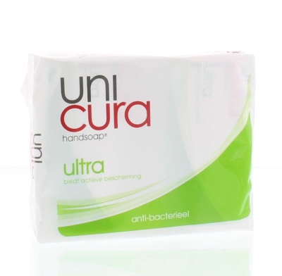 Foto van Unicura unicur zeep ultra duopack 90gr via drogist
