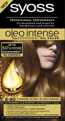 Syoss color oleo intense 6.80 caramel blond haarkleuring 1st  drogist
