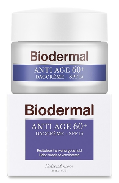 Biodermal dagcreme anti-age 60+ 50ml  drogist