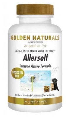 Foto van Golden naturals allersolf immune active formula 180tb via drogist