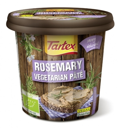 Tartex vegetarische pate rozemarijn 125g  drogist