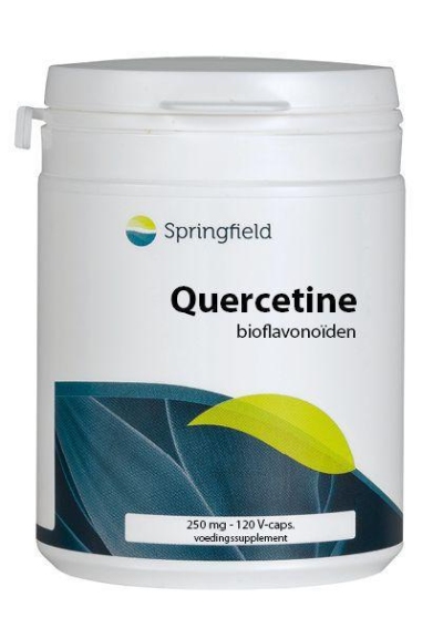 Foto van Springfield quercetine 250mg 120 capsules via drogist