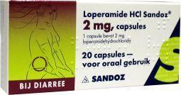 Sandoz loperamide 2 mg 20ca  drogist