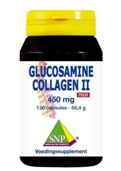 Foto van Snp glucosamine collageen type ii puur 120ca via drogist