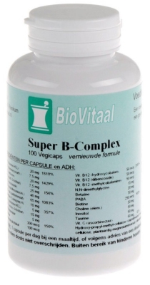 Foto van Biovitaal voedingssupplementen super b complex 100 capsules via drogist