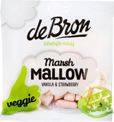 Foto van De bron marshmallow veggie 75g via drogist