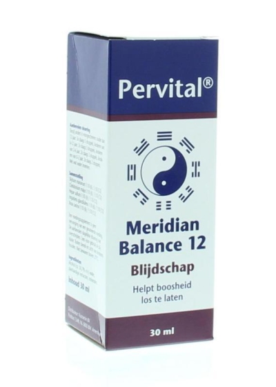 Foto van Pervital meridian balance 12 blijdschap 30ml via drogist
