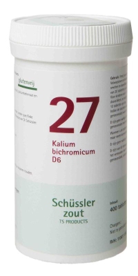 Pfluger schussler celzout 27 kalium bichromicum d6 400tab  drogist