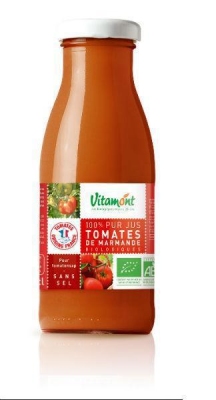 Foto van Vitamont tomatensap mini bio 250ml via drogist