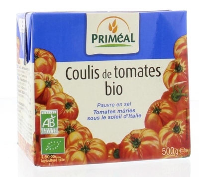 Foto van Primeal tomatenpuree bio 500g via drogist