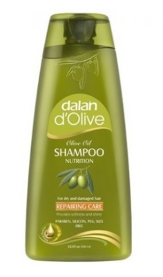 Foto van Dalan d'olive shampoo - repairing care 400ml via drogist