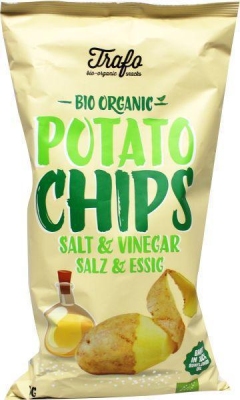 Foto van Trafo chips salt & vinegar 125g via drogist