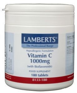 Lamberts vitamine c 1000 mg & bioflavonoiden 180tab  drogist