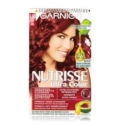 Garnier nutrisse ultra color 6.6 vurig rood verp.  drogist