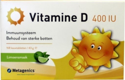 Foto van Metagenics vitamine d3 400iu 168tab via drogist