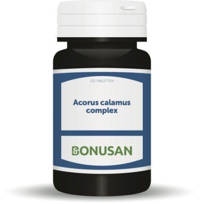 Foto van Bonusan acorus calamus complex 135tab via drogist